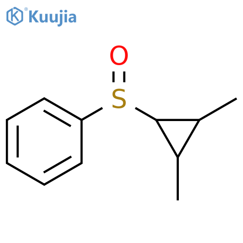 Benzene, [(2,3-dimethylcyclopropyl)sulfinyl]- structure