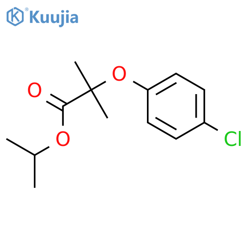 2-(4-Chlorophenoxy)-2-methyl-1-methylethyl Ester Propanoic Acid structure