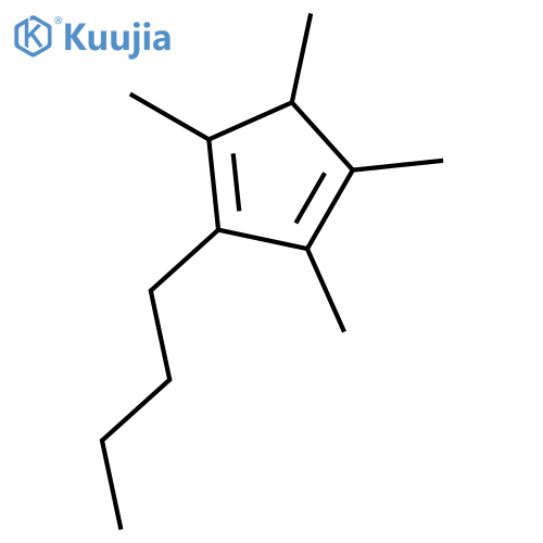 1,3-CYCLOPENTADIENE, 2-BUTYL-1,3,4,5-TETRAMETHYL- structure