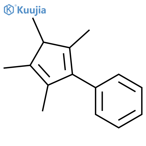 Benzene, (2,3,4,5-tetramethyl-1,4-cyclopentadien-1-yl)- structure