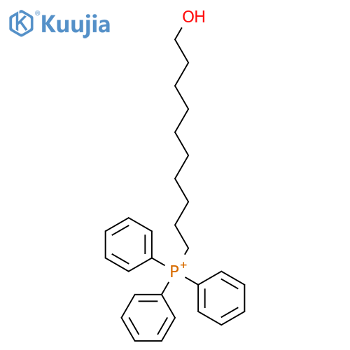 Phosphonium, (10-hydroxydecyl)triphenyl- structure