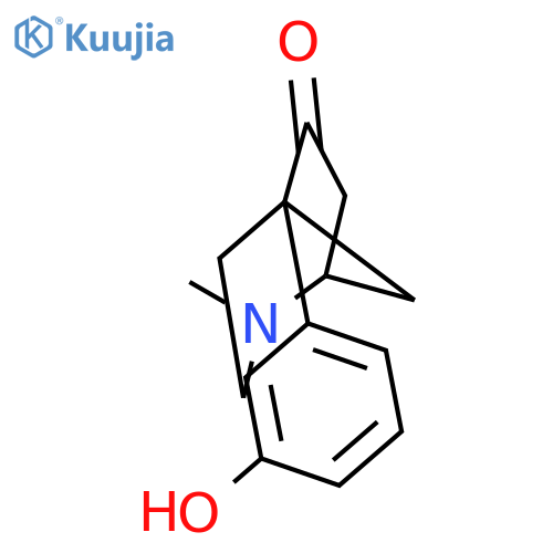 2-Azabicyclo[3.2.1]octan-6-one, 5-(3-hydroxyphenyl)-2-methyl- structure