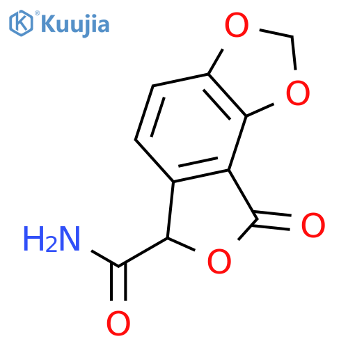 Furo[3,4-e]-1,3-benzodioxole-6-carboxamide, 6,8-dihydro-8-oxo- structure