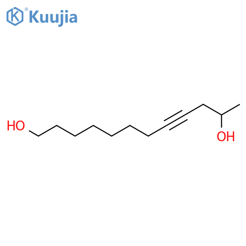 8-Dodecyne-1,11-diol structure