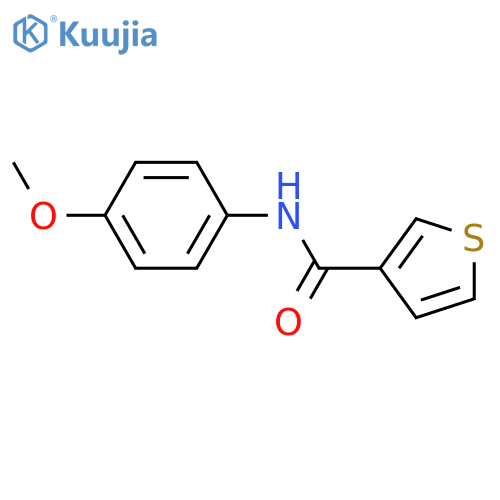 3-THIOPHENECARBOXAMIDE, N-(4-METHOXYPHENYL)- structure