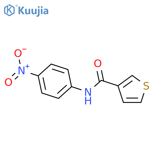 3-Thiophenecarboxamide, N-(4-nitrophenyl)- structure