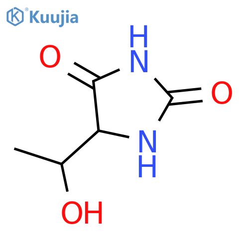 5-(1-hydroxyethyl)imidazolidine-2,4-dione structure