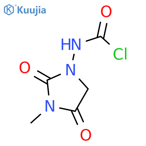 Carbamic chloride, (3-methyl-2,4-dioxo-1-imidazolidinyl)- structure