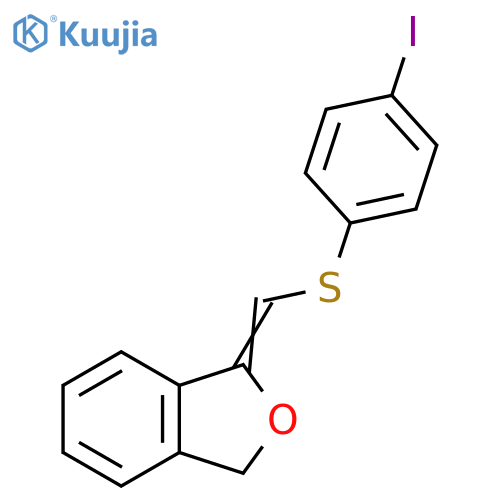 Isobenzofuran, 1,3-dihydro-1-[[(4-iodophenyl)thio]methylene]- structure