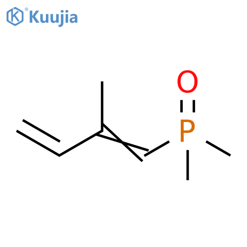 Phosphine oxide, dimethyl(2-methyl-1,3-butadienyl)- structure