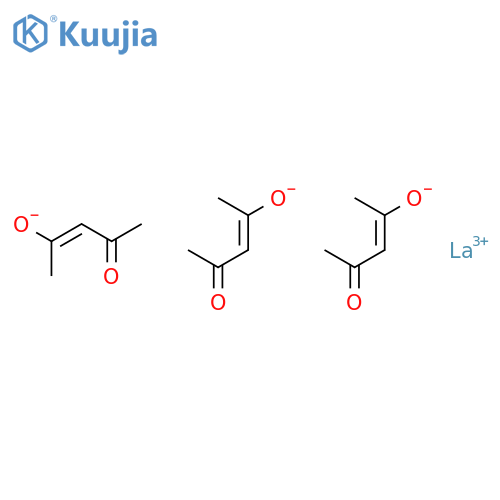 Tris(2,4-pentanedionato)lanthanum(III) Hydrate structure