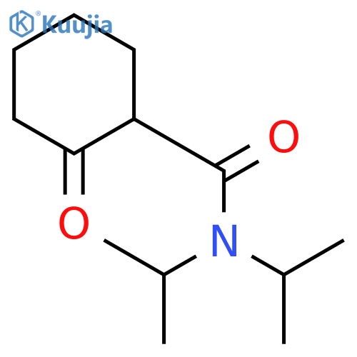 Cyclohexanecarboxamide, N,N-bis(1-methylethyl)-2-oxo- structure