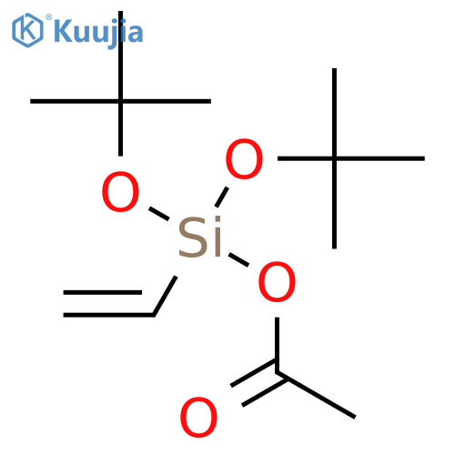 Silanol,1,1-bis(1,1-dimethylethoxy)-1-ethenyl-, 1-acetate structure