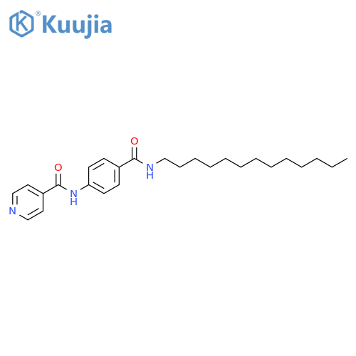 4-Pyridinecarboxamide, N-[4-[(tridecylamino)carbonyl]phenyl]- structure