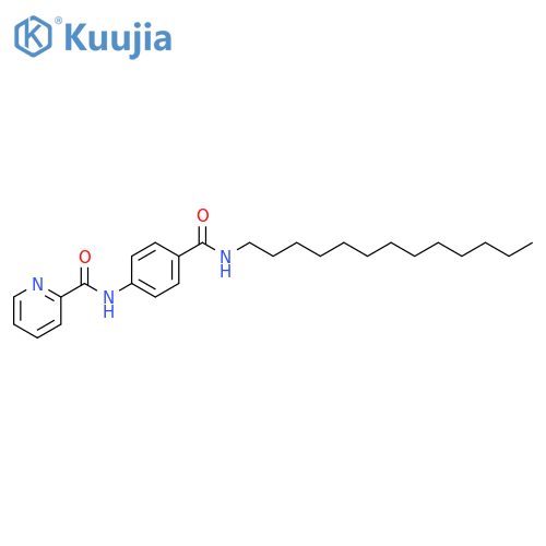 2-Pyridinecarboxamide, N-[4-[(tridecylamino)carbonyl]phenyl]- structure