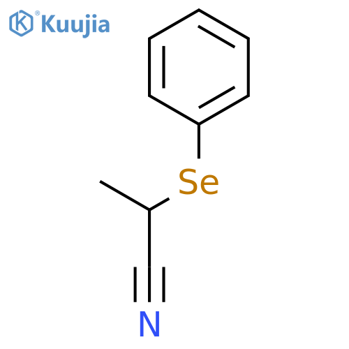 Propanenitrile, 2-(phenylseleno)- structure