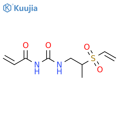 2-Propenamide, N-[[[2-(ethenylsulfonyl)propyl]amino]carbonyl]- structure