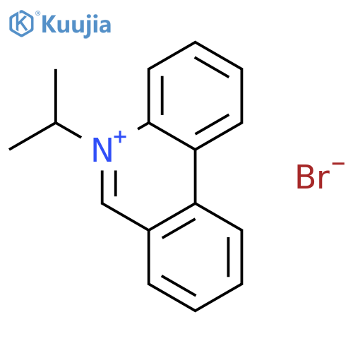 Phenanthridinium, 5-(1-methylethyl)-, bromide structure