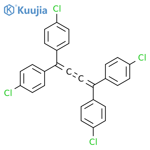 Benzene, 1,1',1'',1'''-(1,2,3-butatriene-1,4-diylidene)tetrakis[4-chloro- structure