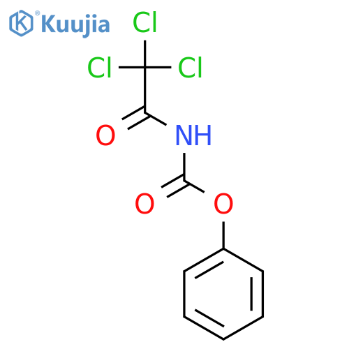 Carbamic acid, (trichloroacetyl)-, phenyl ester structure