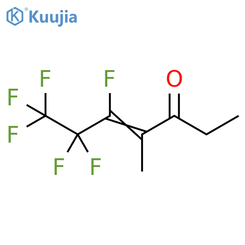 4-Hepten-3-one, 5,6,6,7,7,7-hexafluoro-4-methyl- structure