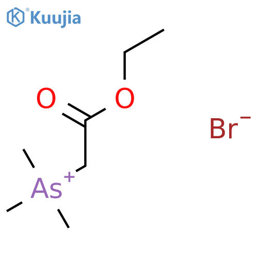 Arsonium, (2-ethoxy-2-oxoethyl)trimethyl-, bromide structure