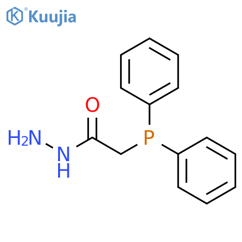 ACETIC ACID, (DIPHENYLPHOSPHINO)-, HYDRAZIDE structure