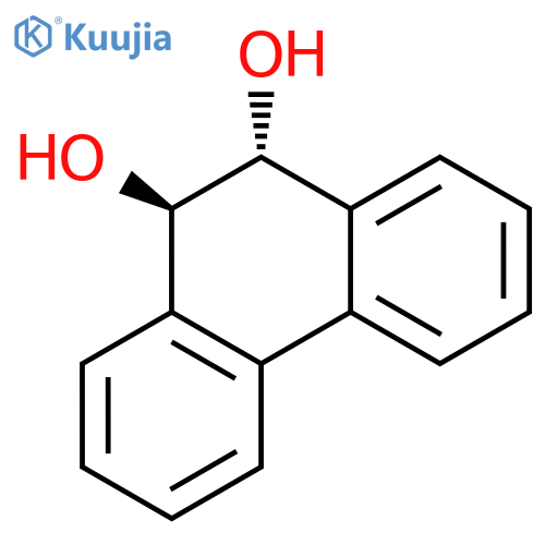 9,10-PHENANTHRENEDIOL, 9,10-DIHYDRO-, (9R-TRANS)- structure