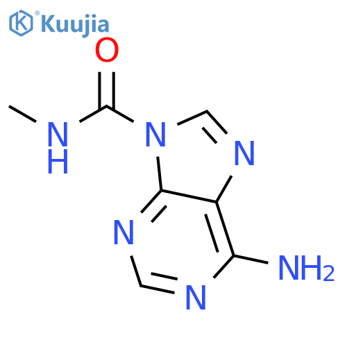 9H-Purine-9-carboxamide, 6-amino-N-methyl- structure