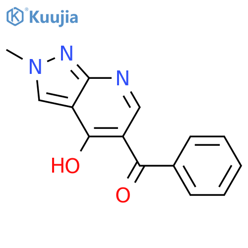 5-Benzoyl-2-methyl-1,2-dihydro-4H-pyrazolo[3,4-b]pyridin-4-one structure