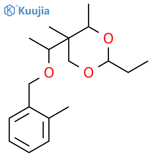 1,3-DIOXANE, 2-ETHYL-4,5-DIMETHYL-5-[1-[(2-METHYLPHENYL)METHOXY]ETHYL]- structure