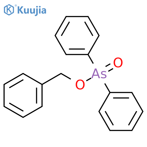 ARSINIC ACID, DIPHENYL-, PHENYLMETHYL ESTER structure