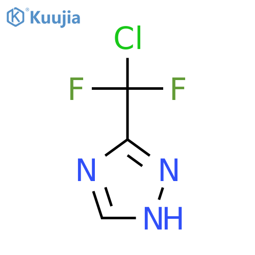 1H-1,2,4-TRIAZOLE, 3-(CHLORODIFLUOROMETHYL)- structure