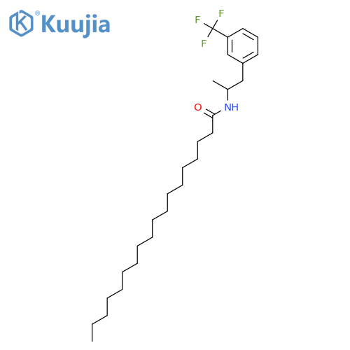 OCTADECANAMIDE, N-[1-METHYL-2-[3-(TRIFLUOROMETHYL)PHENYL]ETHYL]- structure