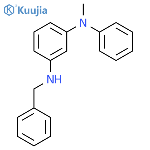 1,3-BENZENEDIAMINE, N-METHYL-N-PHENYL-N'-(PHENYLMETHYL)- structure