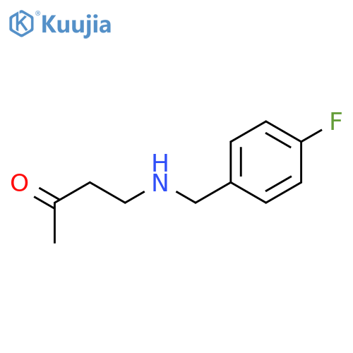 2-BUTANONE, 4-[(4-FLUOROPHENYL)METHYLAMINO]- structure
