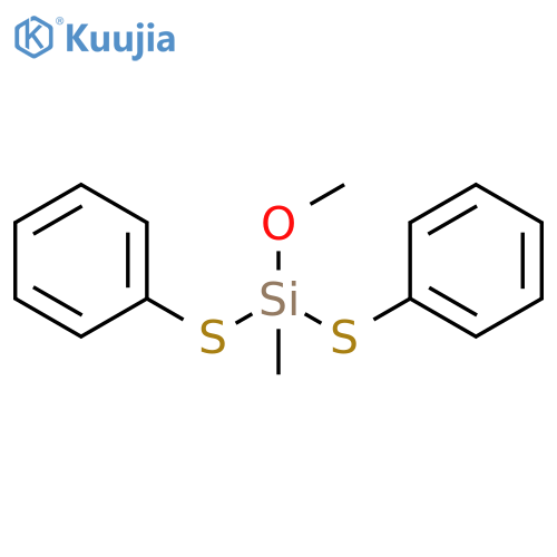 Silane, methoxymethylbis(phenylthio)- structure