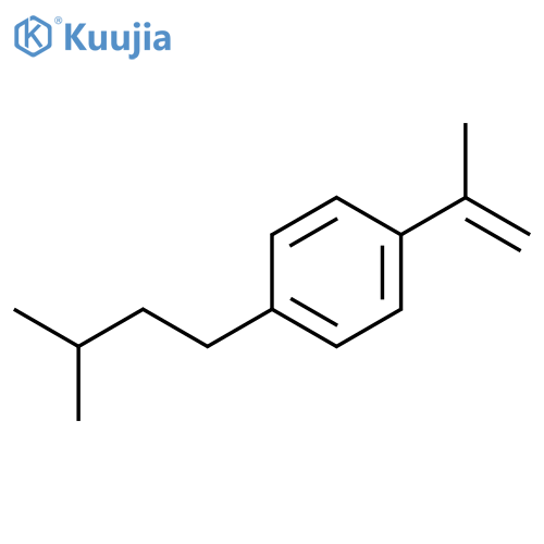 BENZENE, 1-(3-METHYLBUTYL)-4-(1-METHYLETHENYL)- structure