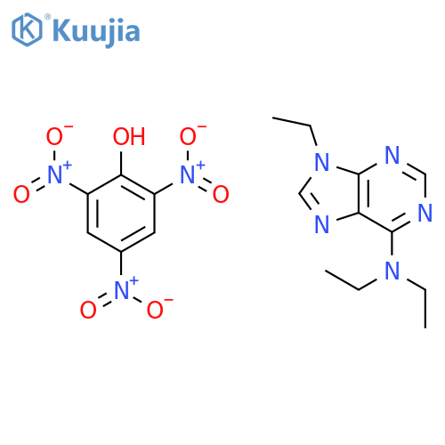 9H-PURIN-6-AMINE, N,N,9-TRIETHYL-, COMPD. WITH 2,4,6-TRINITROPHENOL structure