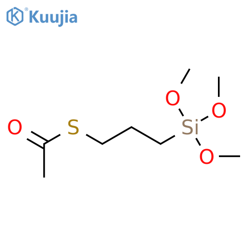Ethanethioic acid, S-[3-(trimethoxysilyl)propyl] ester structure