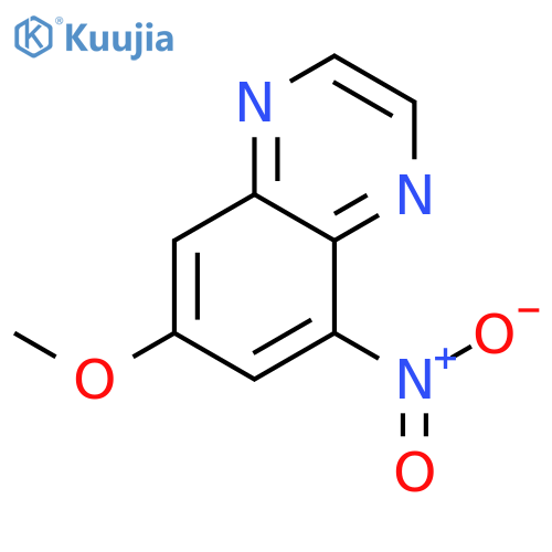 Quinoxaline,7-methoxy-5-nitro- structure