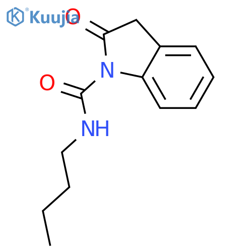1H-INDOLE-1-CARBOXAMIDE, N-BUTYL-2,3-DIHYDRO-2-OXO- structure
