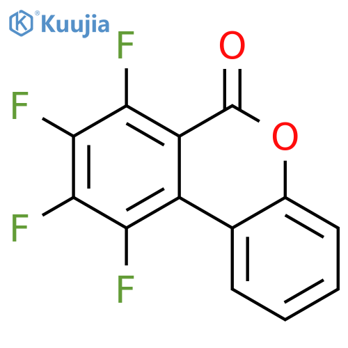 6H-Dibenzo[b,d]pyran-6-one, 7,8,9,10-tetrafluoro- structure