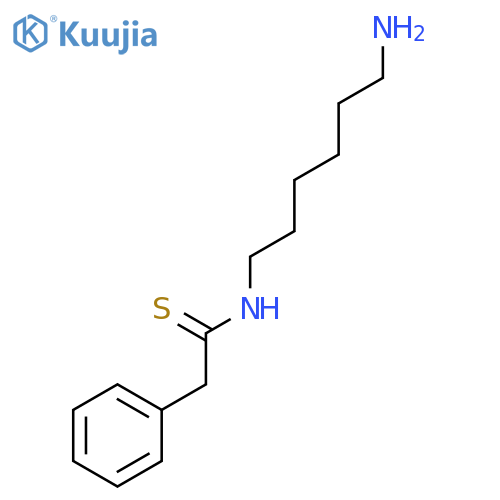 N-(6-Aminohexyl)(phenyl)ethanethioamide structure