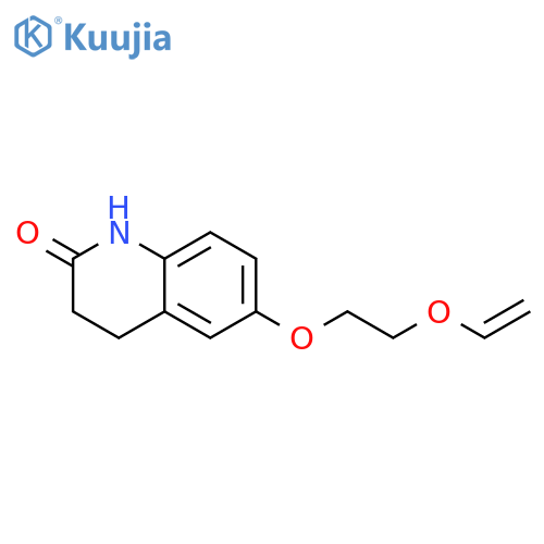 2(1H)-Quinolinone, 6-[2-(ethenyloxy)ethoxy]-3,4-dihydro- structure