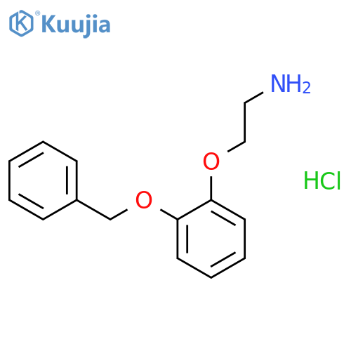 ETHANAMINE, 2-[2-(PHENYLMETHOXY)PHENOXY]-, HYDROCHLORIDE structure