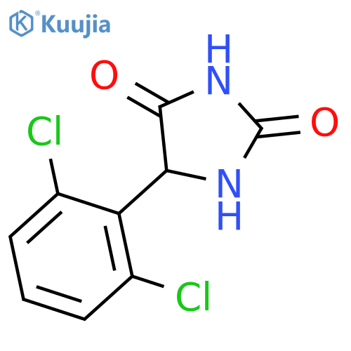 2,4-Imidazolidinedione, 5-(2,6-dichlorophenyl)- structure