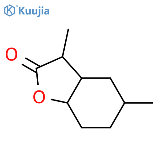 2(3H)-BENZOFURANONE, HEXAHYDRO-3,5-DIMETHYL- structure