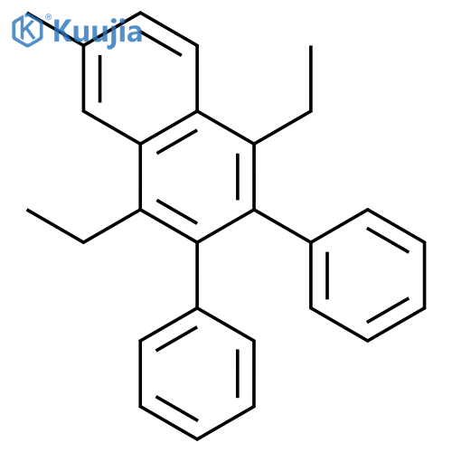 NAPHTHALENE, 1,4-DIETHYL-6-METHYL-2,3-DIPHENYL- structure