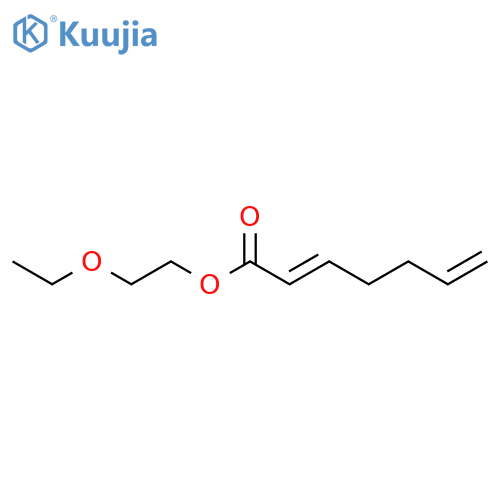 2,6-Heptadienoic acid, 2-ethoxyethyl ester, (E)- structure